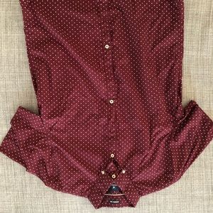 American Eagle Short Sleeve polka dot top